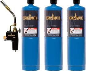 Bernzomatic 014045452977 Trigger Start Torch Ts 8000 3 Propane Gas Cylinders