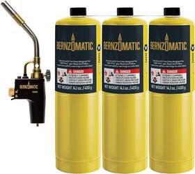 Bernzomatic 014045452984 Trigger Start Torch Ts 8000 3 Map Pro Gas Cylinders