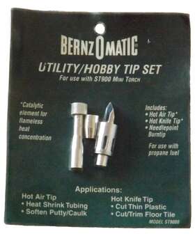 St9008 Bernzomatic Mini Torch Solder Tip Set St900 New Old Stock Nos In Pkg