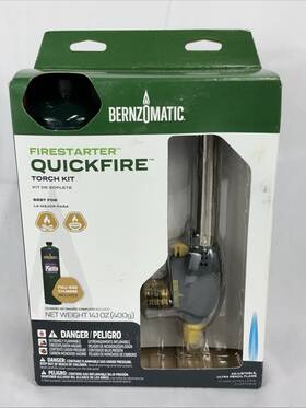 Wk3301 Bernzomatic Quickfire Torch Kit Propane Trigger-start Campfire Grill