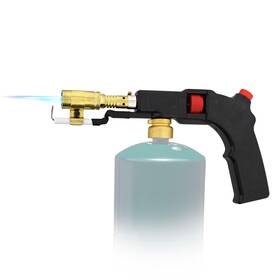 Bisupply 840145800864 Hand Held Torch Head Push Button Self Igniting Propane Kit Electric Start