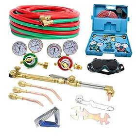 20525 Bizslink Cutting Torch Set Oxy Acetylene Kit Portable Gas #20525