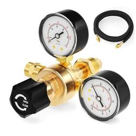 Ep-182 Bogerdack Argon Co2 Regulators Gauges Gas Welding Regulator 0-4500psi/0 With 5 Feet Hose