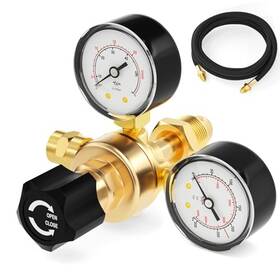 Ep-183 Bogerdack Argon Co2 Regulators Gauges Gas Welding Regulator 0-4500psi/0 With 10 Feet Hose