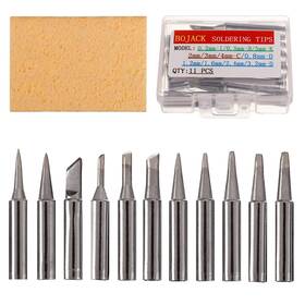 Bojack 768894138901 11pcs Soldering Iron Tips Kit And 1pcs Free High Temperature Cleaning