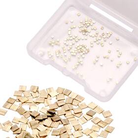 1056980 Boxob 3 Gram Silver Solder For Jewelry Making 1.5x1.5mm Low Temp Precut Chi