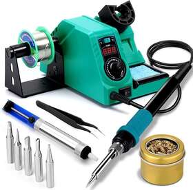 54785 Branded Soldering Iron Station Kit 70w 392 F - 896 Adjustable Temper