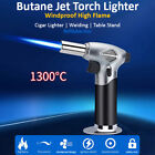 Th851 Butane Torch Lighter Jet Gun Welding Adjustable Flame Windproof Refillable Gas