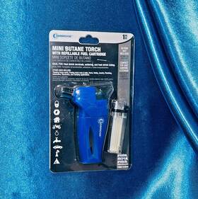 110984 Cambridge 27759 Mini Butane Torch With Refillable Fuel Cartridge -