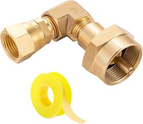 Catilon 313021032012 1lb Propane Burner Elbow Adapter One Pound Mapp Gas Torch Converter 90 Degree
