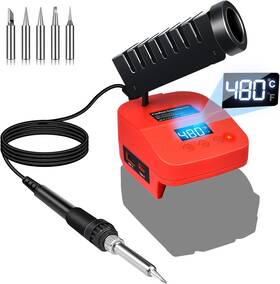 Cdbestbm 313048372344 Soldering Iron Station For Milwaukee M18 18v Battery Cordless Kit