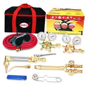 H502 Cdl Oxy Acetylene Torch Kit With Check Valves Duty Gas Welding Cutting Medium