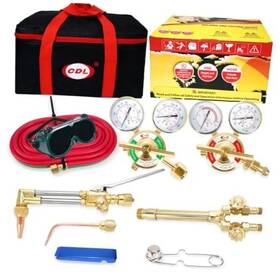 H505 Cdl Oxy Acetylene Torch Kit With Check Valves Heavy Duty Gas Welding Large