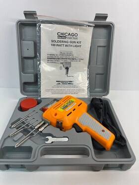 04328 Chicago Electric 04238 Soldering Gun Kit New