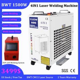 Bwt-1500w Chinacnczone Handheld 1500w Bwt 4in1 Fiber Laser Welding Machine For Metal Cutting Cleaning