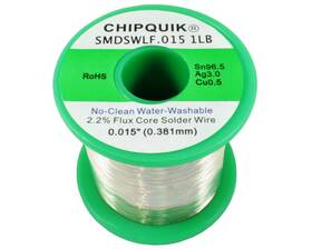 Sn96.5 Chip Quik 700254126302 Smdswlf Lead-free Solder Wire Sac 305 Sn96.5/ag3.0/cu0.5 0.015 Inch Diameter So