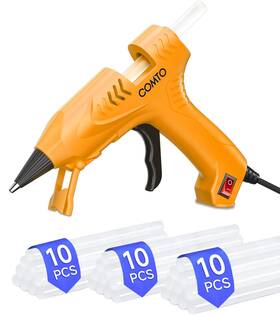 A02-20w-yw Comto Hot Glue Gun Kit With 30 Sticks 20w 4 Inch /10cm Each Yellow