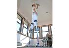 Construction Rock Stilts Painters Pro Ceiling Sheet Drywall Mud Plasterering
