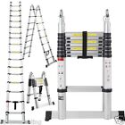 Core Distribution 16.5 Ft Portable Aluminum Telescopic Ladder A-type Ext Multi Purpose Lightweight 4781544304842