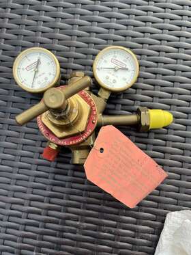 624-54380 Craftsman Vintage Two Stage Acetylene Lp Gas Torch Regulator 624-54380 Craftsman Vintage Two Stage Acetylene Lp Gas Torch Regulator