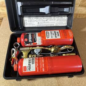 9-54209 Craftsman Vintage Sears Multi-purpose Propane Torch Kit With Case Crown Logo Usa