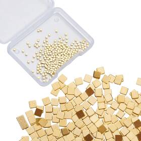 Kk-cn0002-63-us21 Creatcabin 200pcs Gold Chip Solder 24k Plated Brass Chips Flux For Jewelry P