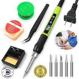 356-932 Crtsweker 426908273231 Cautin Para Soldar Electrico 100w Profesional Kit Pantalla Digital Led 356-932 Crtsweker 426908273231 Cautin Para Soldar Electrico 100w Profesional Kit Pantalla Digital Led