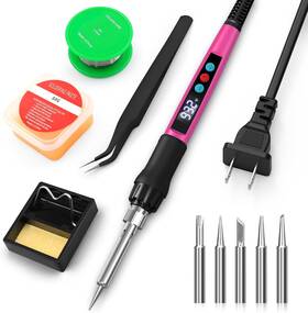 100w Crtsweker 445024246264 Soldering Ron Kit Gun Digital Led Display Adjustable Temp Solder