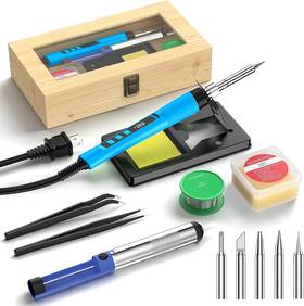 Crtsweker 726084671621 Soldering Iron Kit 190w Gun 110v Led Solder For Electronics Adj Crtsweker 726084671621 Soldering Iron Kit 190w Gun 110v Led Solder For Electronics Adj