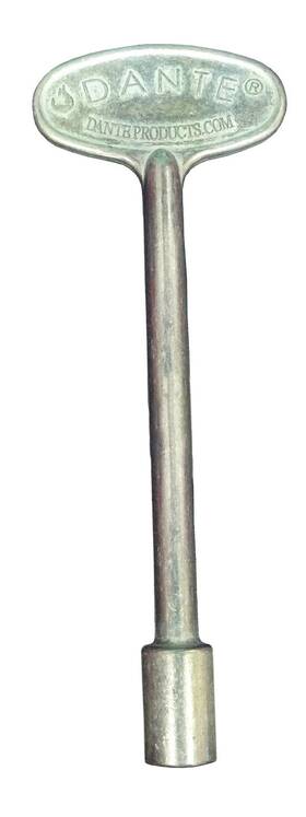 Dante 728028014662 Products Unfinished Universal Gas Valve Key 8-inch Ready To Paint