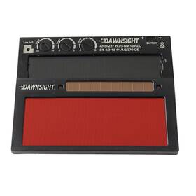 Dawnsight 768799924845 Professional Auto Darkening Welding Filter Lens Shade 5-13 Lcd Display Red
