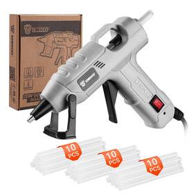 Dkgg20t7-az-ul Dekopro Mini Hot Glue Gun Kit 20watt High Temp Guns 20w Gule Gray