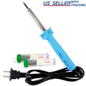 30jy-2-1206 Delcast 30w Pencil Tip Soldering Iron With 2x Tubes Of Solder 63/37 0.6mm 12.5g Each 30jy-2-1206 Delcast 30w Pencil Tip Soldering Iron With 2x Tubes Of Solder 63/37 0.6mm 12.5g Each