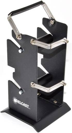 Delcast 313101512540 Dual Solder Wire Dispenser Spool Holder Metal Stand Welding Tool Organizer