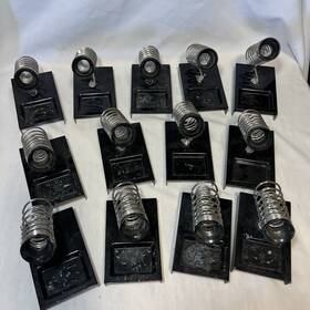 Delcast 845832011677 13 Used Soldering Iron Stand Holder With Metal Base- Low Price