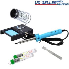 Sk-a-30 Delcast 30w Soldering Tool Kit With Iron Stand Holder And Rosin Core Solder