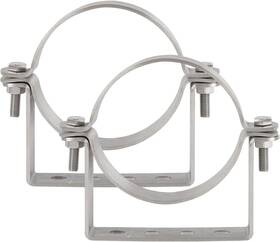 Yha035 Dianguoluzhe 4-1/4inch Rigid Split Ring Hanger 304 Stainless Steel B Vent Wall Argent