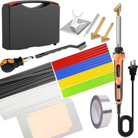 140plastic Diiuuaii 445025718791 Plastic Welder - 110v-100w Welding Kit With Rods 3 Tips