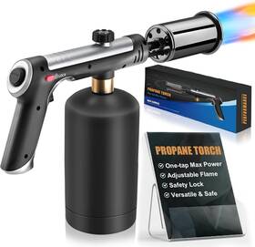 Drookaen Ak Ak001 Propane Torch Gun High-heat Blow With One-touch Max Fire And Safety Lock