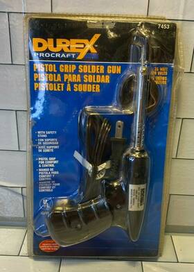 7453 Durex Industrial Procraft Pistol Grip Solder Gun Tool Work Home Jewelry New