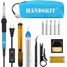 Dz49ghoajz General Soldering Iron Kit Welding Tool Adjustable Temperature Desoldering Pump