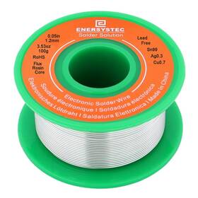 Est-1.2ldf100 E Enersystec Lead Free Solder Wire 1.2mm 100g Rosin Flux Core Electronic Sn99