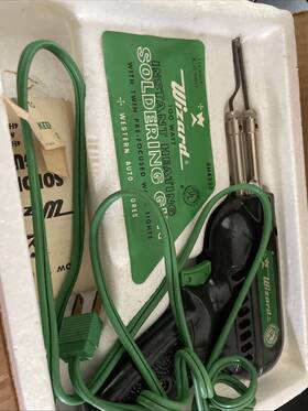 4h4330 Electric Vtg Wizard Soldering Gun Kit