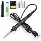 Electronics Soldering Iron Kit Upgraded 110v 90w Lcd Digital Po