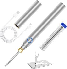 Elmconfig 313093195141 Cordless Soldering Iron Kit 1000mah Usb Wireless Electric Gun Pen Por