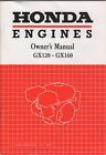 Gx120 Engines 1993 Gx160 Honda Manual Owners