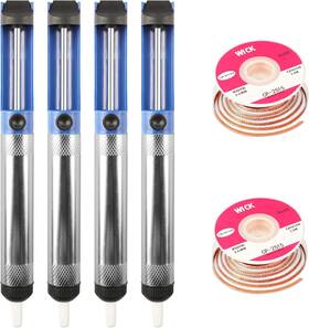 Ev-35 Evenpop Solder Sucker Desoldering Wick Kit 4pcs Pump With 2pcs