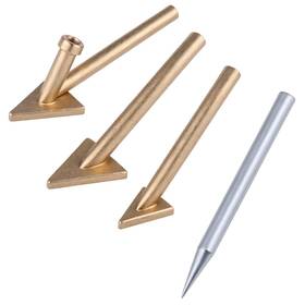 626477 Fdclixuvol 4pcs Plastic Welding Replacement Tips Soldering Iron Ti