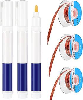 Pen-17 Ferraycle No Clean Soldering Pen And Solder Remover Wick 0.1 Inch Wide 59 Long Pen-17 Ferraycle No Clean Soldering Pen And Solder Remover Wick 0.1 Inch Wide 59 Long