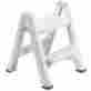 Fg420903wht Rubbermaid New 2 Tier Step Stool Plastic Folding Ladder Lightweight By White Fg420903wht Rubbermaid New 2 Tier Step Stool Plastic Folding Ladder Lightweight By White